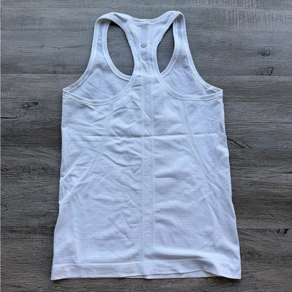 Lululemon Athletica Swiftly Tech Tank Top White - Picture 3 of 4